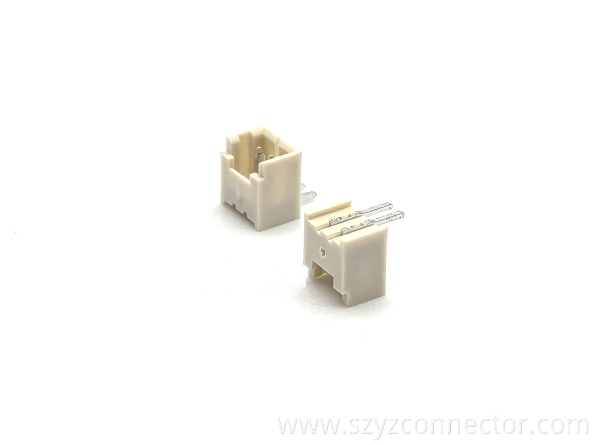 Wafer MLX1.25mm Pin header Connector Right Angle DIP Opening 1*2P Wafer MLX1.25mm Pin header Connector Right Angle DIP Opening 1*2P